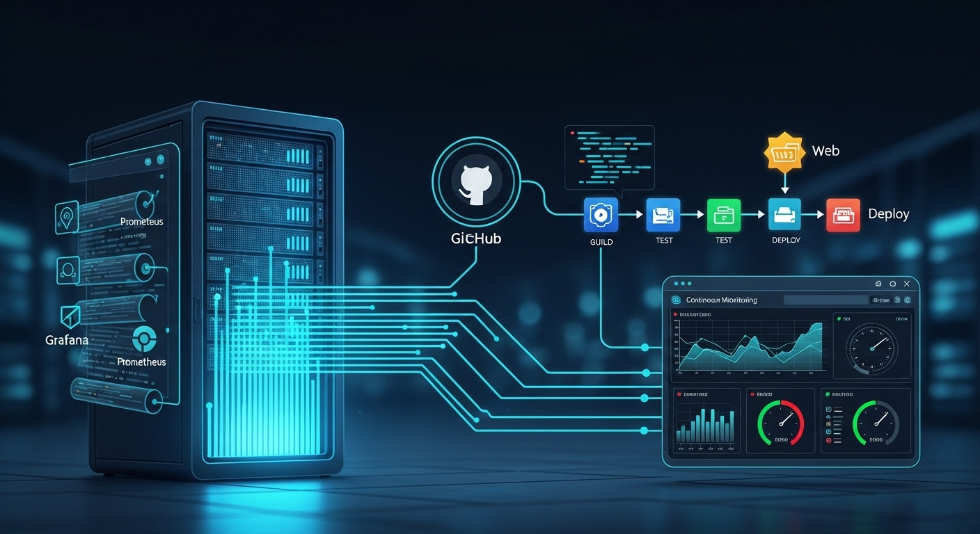 DevOps process illustration