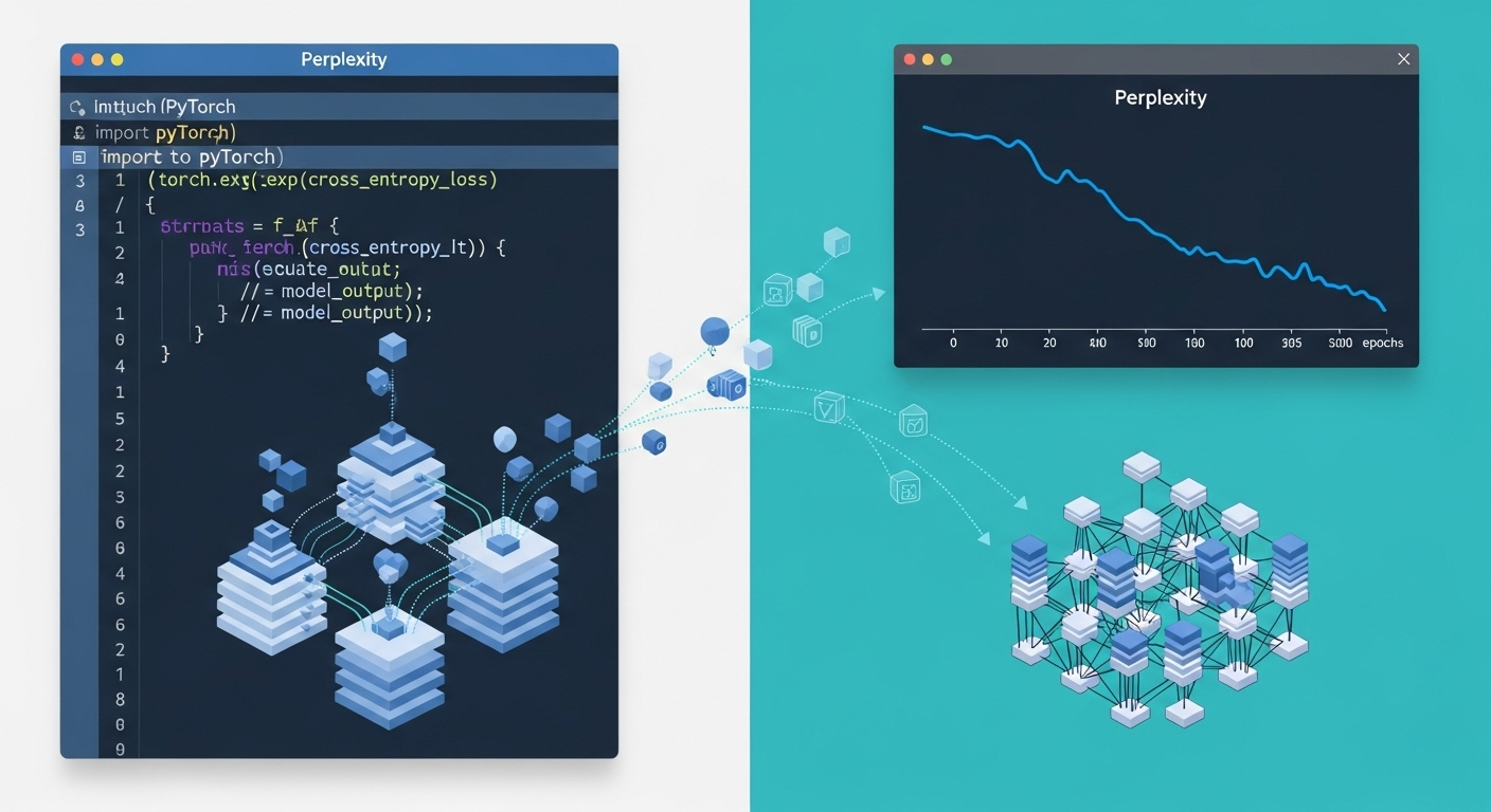 Diagram illustrating language model performance and optimization