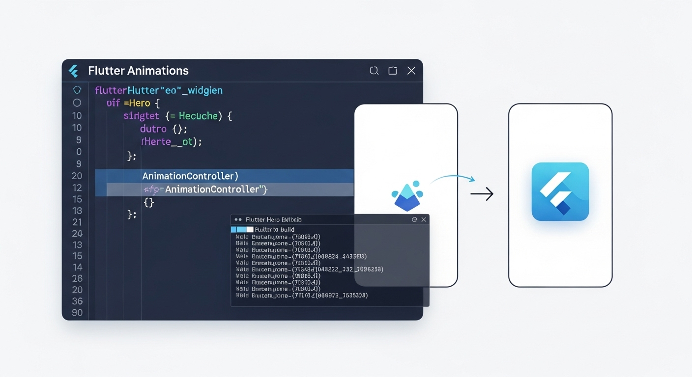 Flutter Animation: Code, motion, transition.