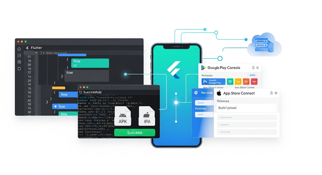 Flutter app release: Code & build tools