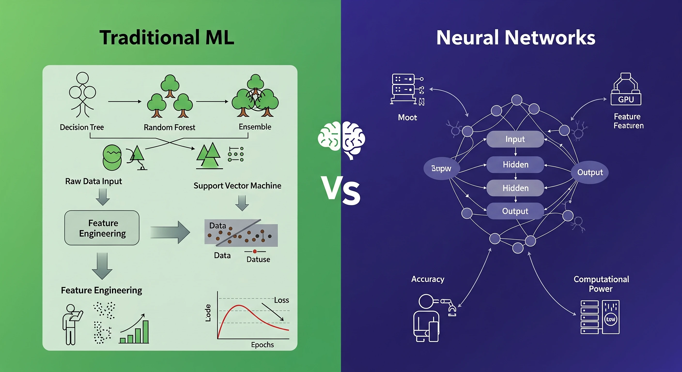 Machine Learning vs Deep Learning — Understanding AI in 2026 ...