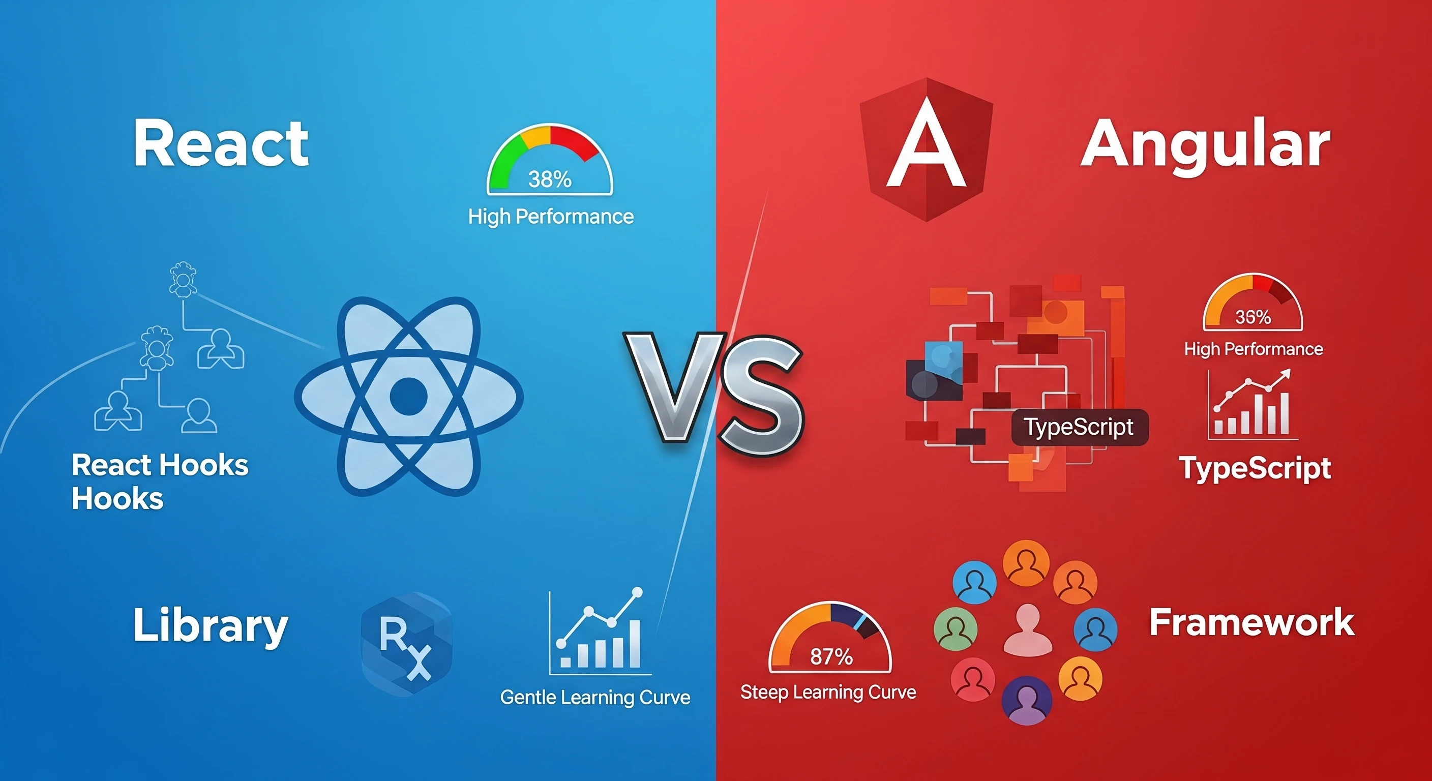 React vs Angular — Which Framework Should You Choose in 2026? ⚛️ ...