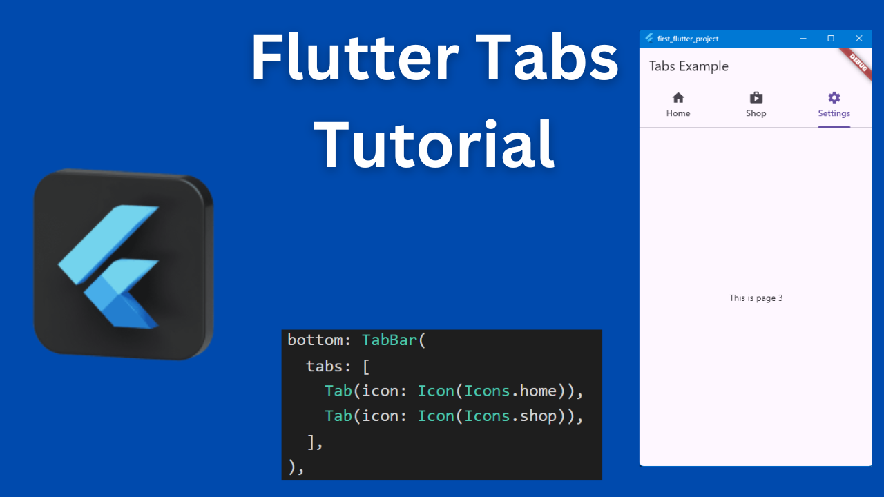 Flutter Dev technical illustration for Mastering Flutter Tabs: A Comprehensive Guide to UI Navigation